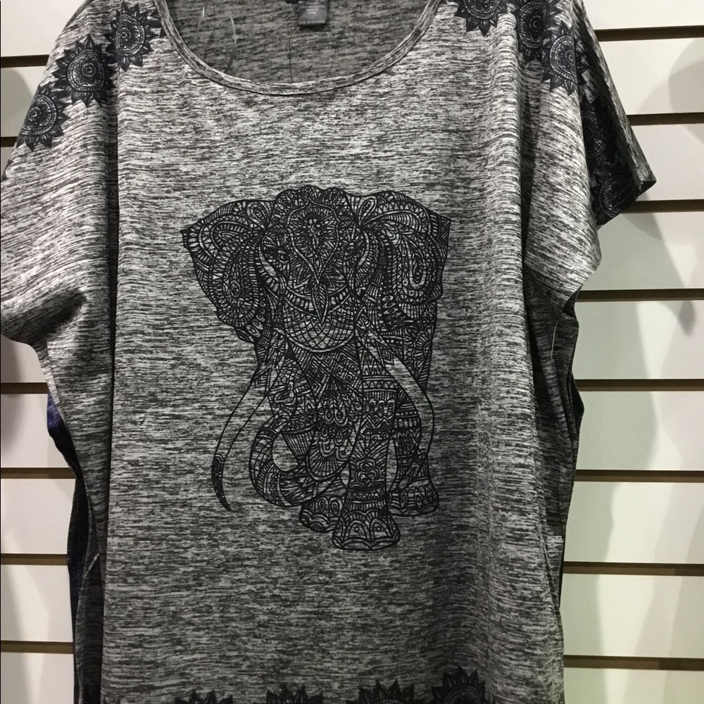 Casual shirt with elephant design